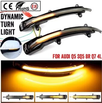 Dynamické led blinkry Audi Q5 8R, Q7 4L