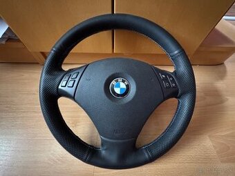 Kožený multifunkčný volant BMW s airbagom E90,E87,E81