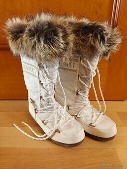 ÚPLNE NOVÉ Moon Boot W.E. MONACO s kožušinkou – Veľ. 37