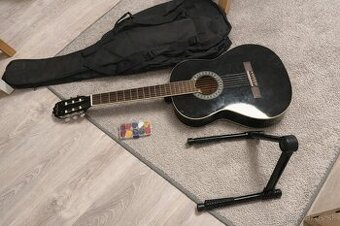 Gitara Harley Benton + stojan + puzdro – set pre začiatočník