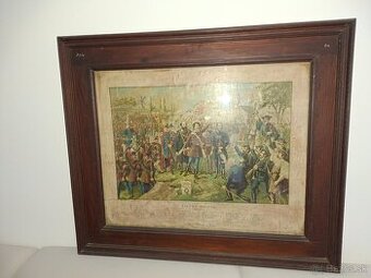 Veľký historický obraz – maďarská revolúcia 1848 – Talpra Ma