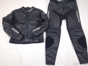 Probiker PRX Black pánska kožená moto kombinéza 58 3XL