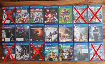 Predám hry na Playstation 4