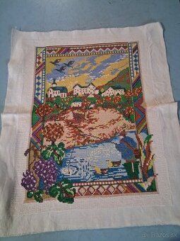 vyšívané obrazy I.