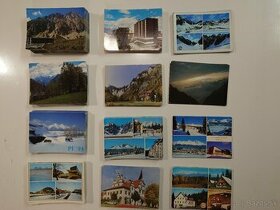 Pohľadnice, známky