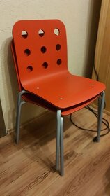 Stolička IKEA JULES červená - 1