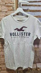 Hollister tričko - biele