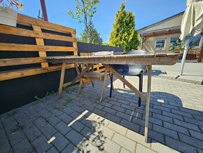Drevené stoly - záhradné