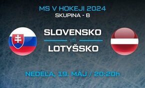 Slovensko - Lotyšsko MS v hokeji