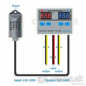 Inteligentný digitálny regulátor teploty a vlhkosti W1099