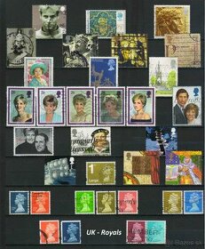 Poštové známky, filatelia: Anglicko r.1912-2012