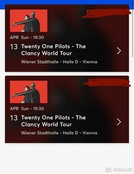 Twenty one pilots vieden, 13.aprila 1ks