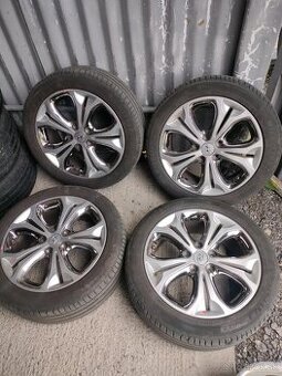 4ks alu disky orig. Hyundai 5x114,3 R17 225/45 R17+snimače