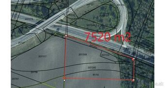Investičný pozemok o výmere 7520 m2