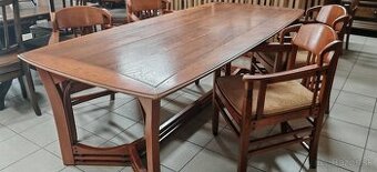 Stôl so 4xkreslo celodub