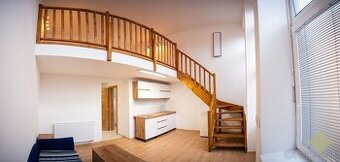 Na prenájom 1-izbový mezonetový byt so záhradkou a vlastným 