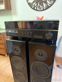 Yamaha Zosilovač htr2866 + podlahové reproduktory ns-f150