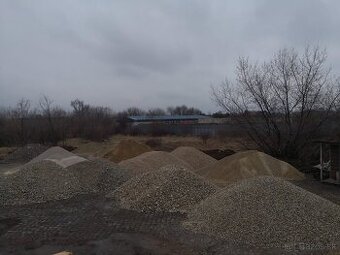 Predaj štrkov,pieskov,kameniva,recyklatov a zeminy