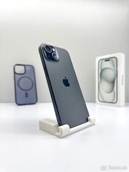 iPhone 15 BLACK 128GB TOP STAV AKO NOVÝ ORIGINÁL