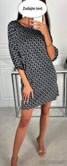 Dámske šaty s nápismi L