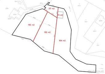 Stavebný pozemok pod lesom - ul. Jesenského