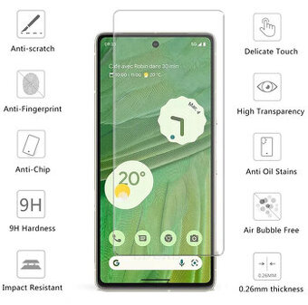 Pixel 7a Ochranné tvrdené sklo 9H na displej - 1
