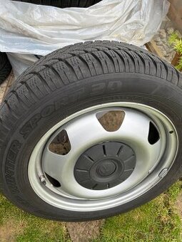 5x120, 215/60R7 C Zimné Pneumatiky a disky Dunlop na T6