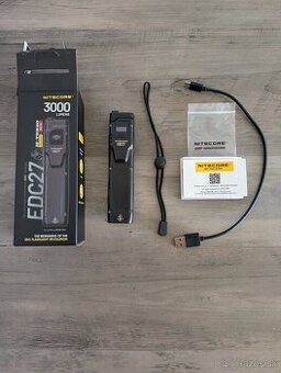 ✔️ NITECORE EDC27 3000 Lumens - zaruka do 10/2026 ✔️