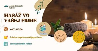 MASÁŽE VO VAŠEJ FIRME - 1