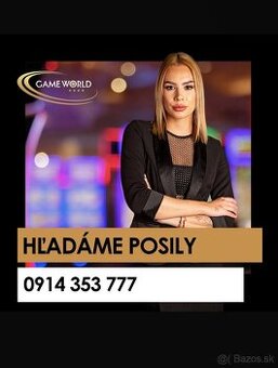 Hľadáme krupierku