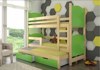 Poschodova postel z masívu
