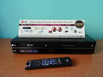 COMBO-LG RCT689H-DVD rekordér+VHS video- Kopíruje VHS na DVD