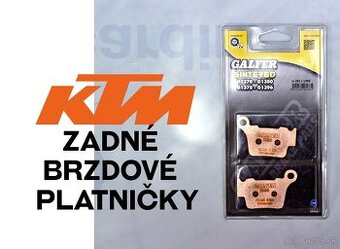 KTM EXC NOVÉ ZADNÉ BRZDOVÉ PLATNIČKY GALFER