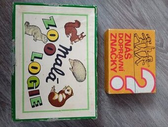 Retro hry Malá zoológie a Znáš dopravní značky