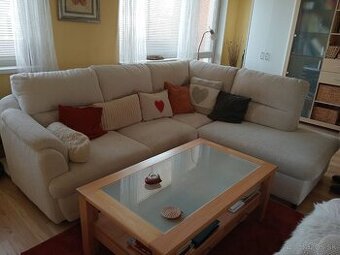 Rohová sedacia súprava s kreslom a konf. stolíkom