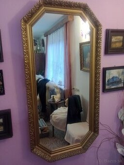 Zrkadlo, obrazy s rámami starožitné barok