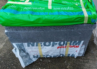 Polystyrén - sivý - zvyšky zo stavby