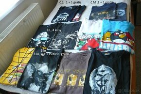 pánske aj chlapčenské tričká č.S, M, L aj XL - 1