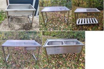 Nerezové drezy a stoly