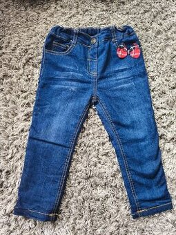 Dievčenské džínsy, zateplené