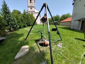 Čistenie studní, osádzanie skruží, napojenie studne