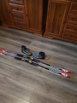 Predam bezkovy set,SALOMON,141 cm,SNS,c.37,supiny