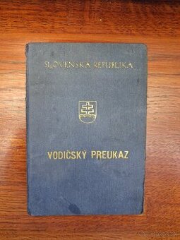 Slovensky stat-vodicsky preukaz