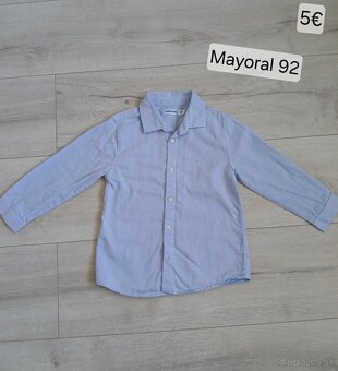 Mayoral chlapčenská košela 92
