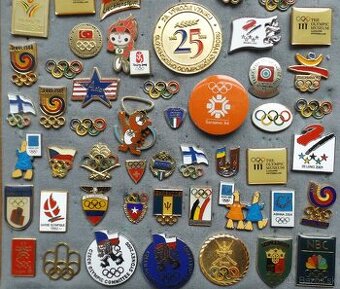 športové odznaky - hokej, fotbal, OH i iné športy