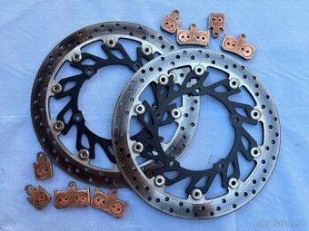 Yamaha R1 brzdové kotúče + dostičky