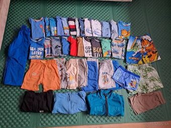 Letný balík oblečenia chlapec   104  a 110