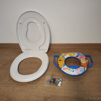 Záchodová doska 2 v 1 s detskou doskou + redukcia