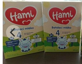 Hami mlieko 4 za 4 eurá / kus
