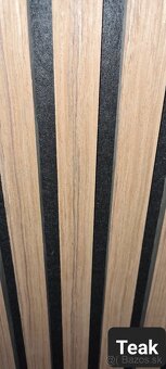 5ks posledné akustické panely TEAK lamely, obklad, platne